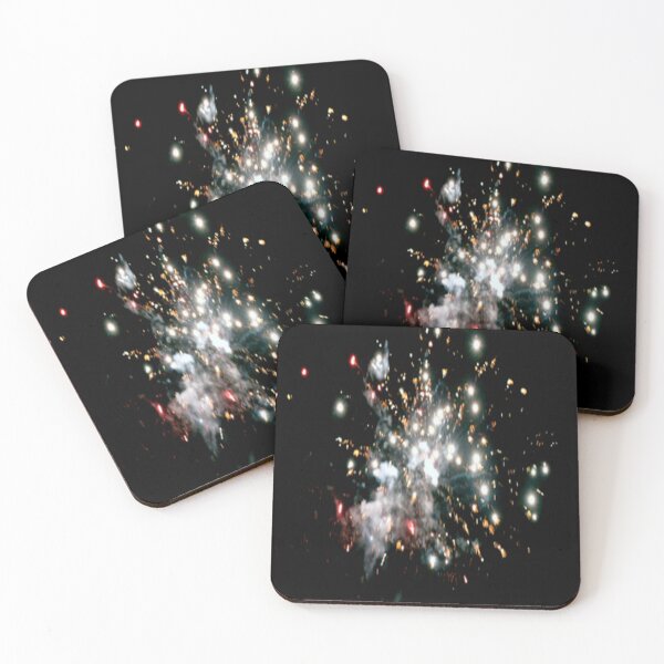 Item preview,  Fire works Galaxy stars Colorful Vector Design Graphic on black background408 designed and sold by AnadAA.
