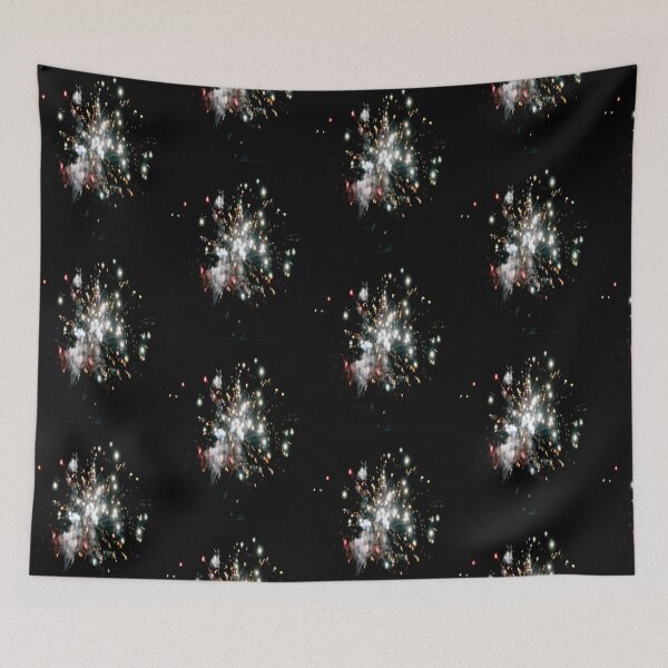 Item preview,  Fire works Galaxy stars Colorful Vector Design Graphic on black background408 designed and sold by AnadAA.