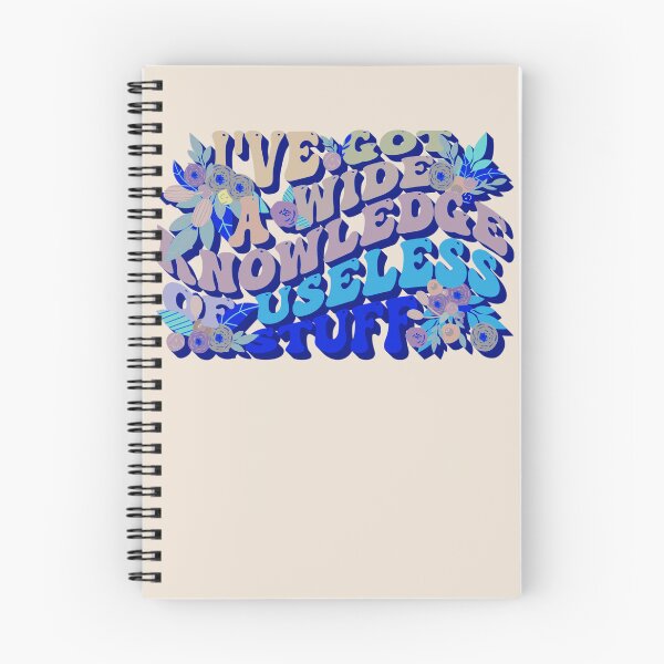 Item preview, Blue Retro Style I've Got A Wide Knowledge Of Useless Stuff, Fun Slogan For A Person Who Knows A Lot About Useless Stuff designed and sold by TrulyEpoque.