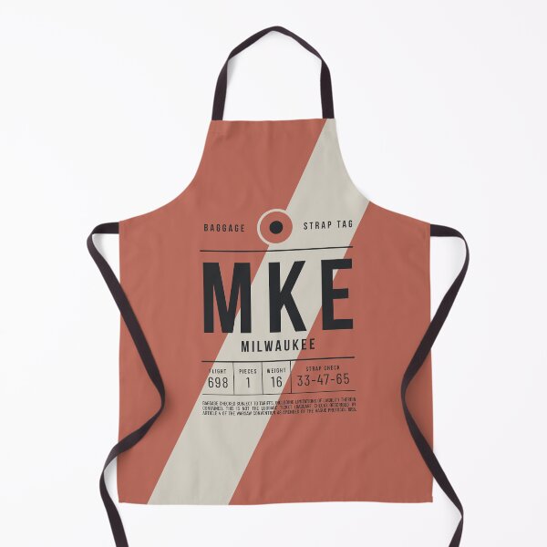 Item preview, Luggage Tag E - MKE Milwaukee Wisconsin USA designed and sold by VoodooCircus.