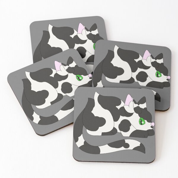 Item preview, Shorthaired Black-Spotted Cat designed and sold by SovereignNight.