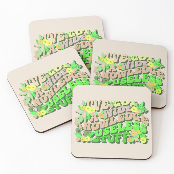 Item preview, Green Retro Style I've Got A Wide Knowledge Of Useless Stuff, Fun Slogan For A Person Who Knows A Lot About Useless Stuff designed and sold by TrulyEpoque.