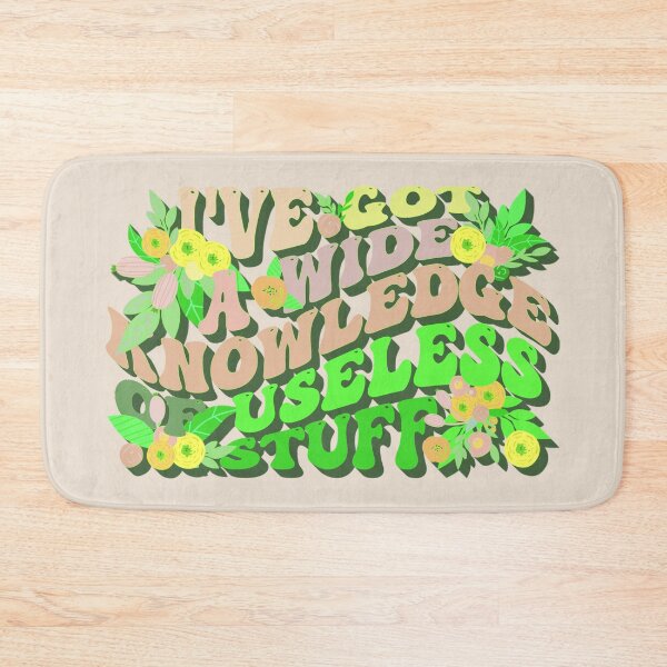 Item preview, Green Retro Style I've Got A Wide Knowledge Of Useless Stuff, Fun Slogan For A Person Who Knows A Lot About Useless Stuff designed and sold by TrulyEpoque.