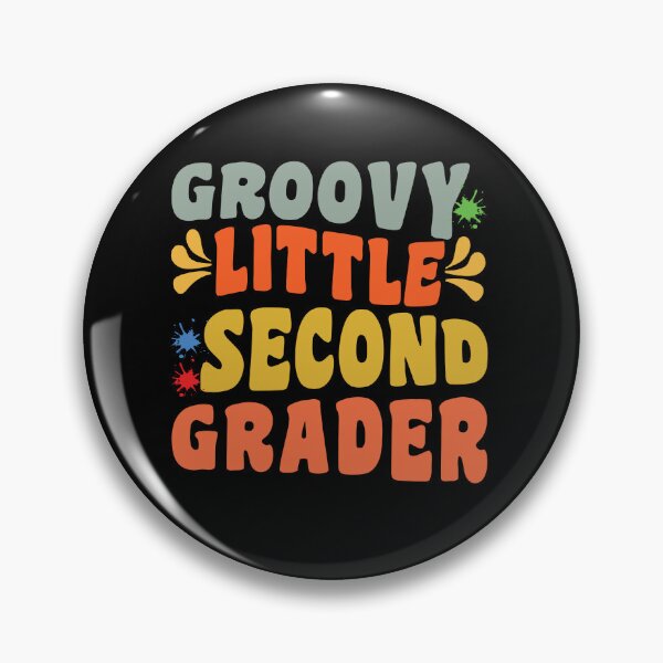 Item preview, Groovy Little Second Grader, Funny Back To School ideas designed and sold by Artsy Fun.
