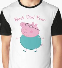 Peppa Pig, Daddy Pig, Best Dad Ever Graphic T-Shirt