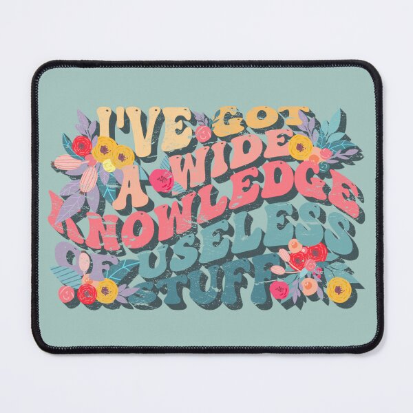 Item preview, Distressed Retro Style I've Got A Wide Knowledge Of Useless Stuff, Fun Slogan For A Person Who Knows A Lot About Useless Stuff designed and sold by TrulyEpoque.