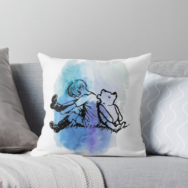 Artikelvorschau,  Winnie the Pooh und Christopher Robin Original-Aquarell entworfen und verkauft von Redmarley.
