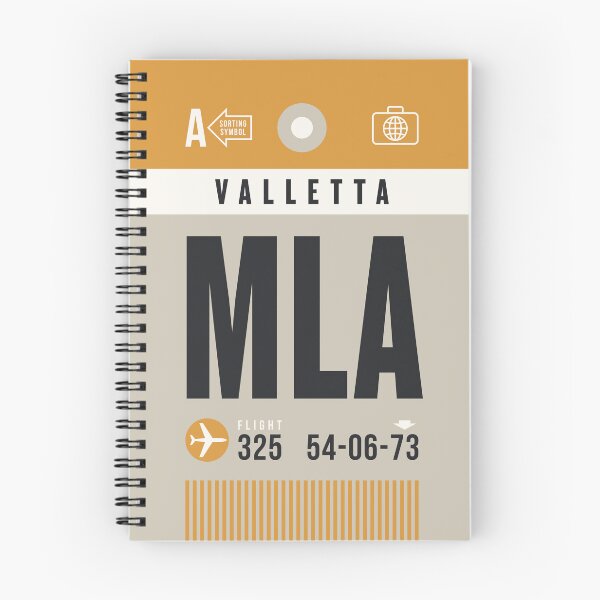 Item preview, Luggage Tag A - MLA Valletta Malta designed and sold by VoodooCircus.