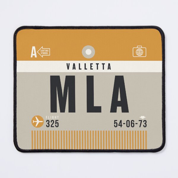 Item preview, Luggage Tag A - MLA Valletta Malta designed and sold by VoodooCircus.
