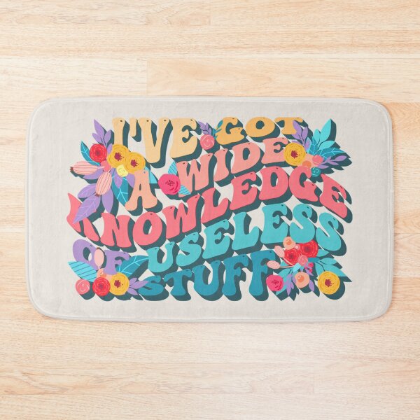 Item preview, Bright Retro Style I've Got A Wide Knowledge Of Useless Stuff, Fun Slogan For A Person Who Knows A Lot About Useless Stuff designed and sold by TrulyEpoque.