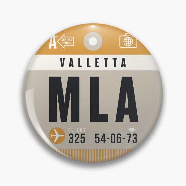 Item preview, Luggage Tag A - MLA Valletta Malta designed and sold by VoodooCircus.
