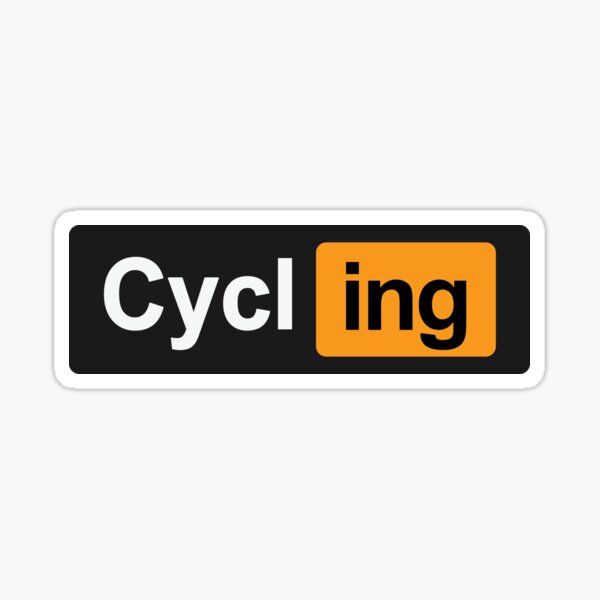 Cycling Sticker