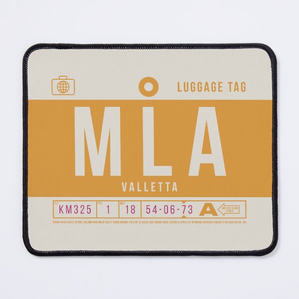Item preview, Luggage Tag B - MLA Valletta Malta designed and sold by VoodooCircus.