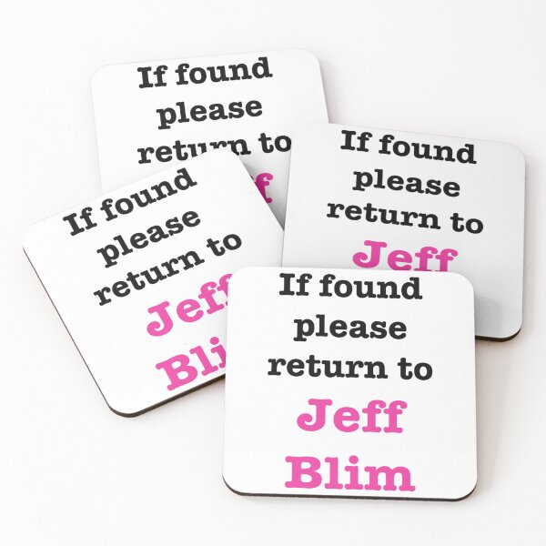 Item preview, If found please return to Jeff Blim   designed and sold by KaChinsughan.