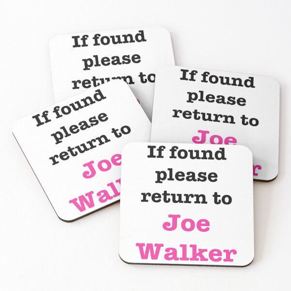 Item preview, If found please return to Joe Walker   designed and sold by KaChinsughan.