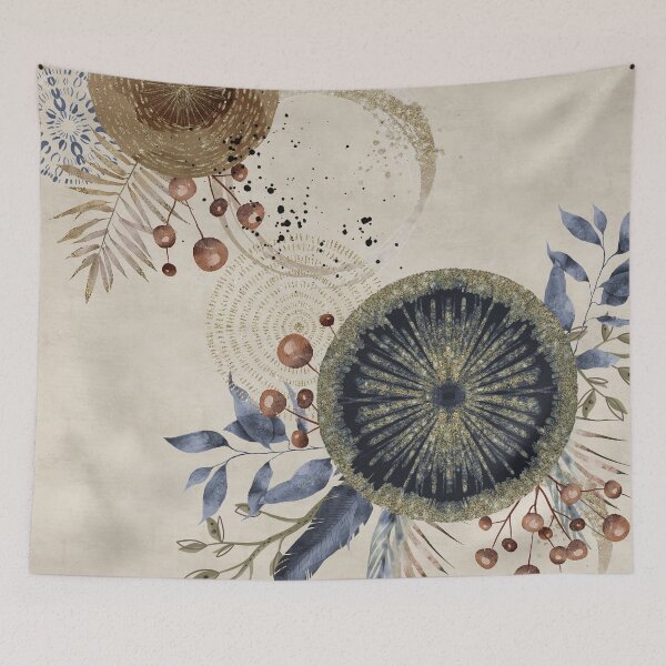 Item preview, Blue Art Deco 2 designed and sold by simplydesignart.