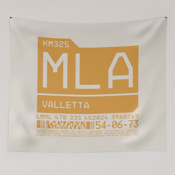 Item preview, Luggage Tag C - MLA Valletta Malta designed and sold by VoodooCircus.