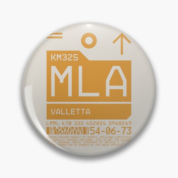 Item preview, Luggage Tag C - MLA Valletta Malta designed and sold by VoodooCircus.