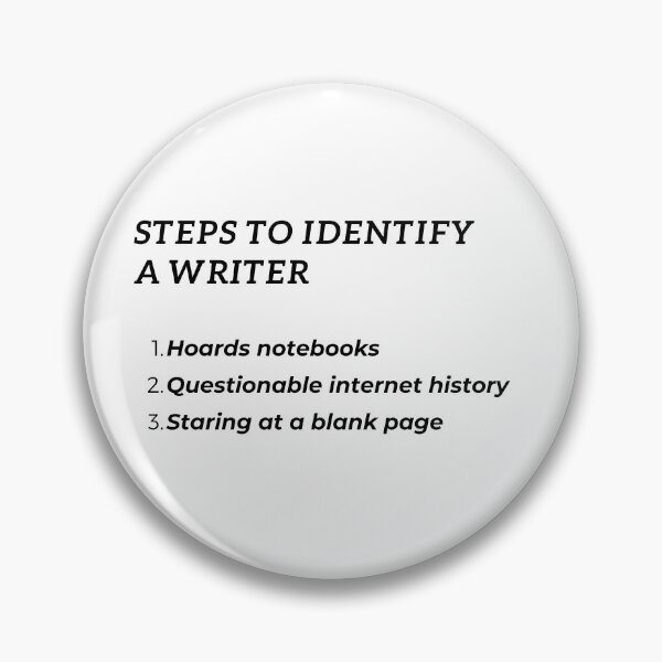Item preview, How to Identify a Writer designed and sold by foreverfictionl.