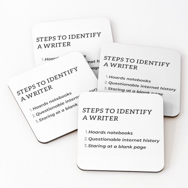 Item preview, How to Identify a Writer designed and sold by foreverfictionl.