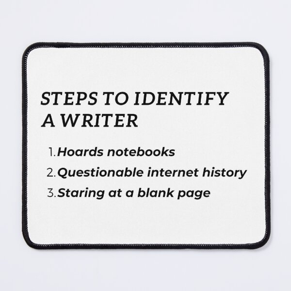 Item preview, How to Identify a Writer designed and sold by foreverfictionl.