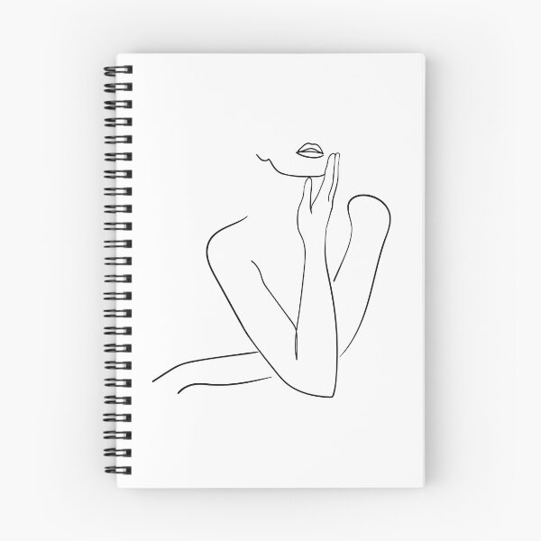 Item preview, Black Line Art , Woman Line Draw Illustration  designed and sold by Ireneart369.