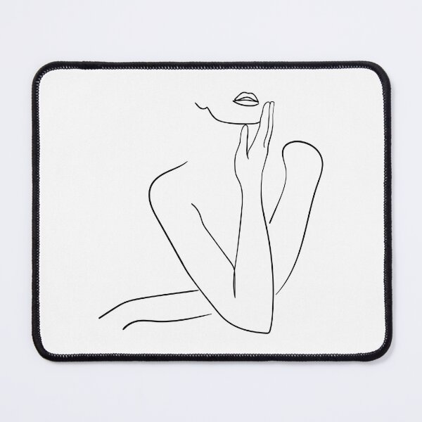 Item preview, Black Line Art , Woman Line Draw Illustration  designed and sold by Ireneart369.