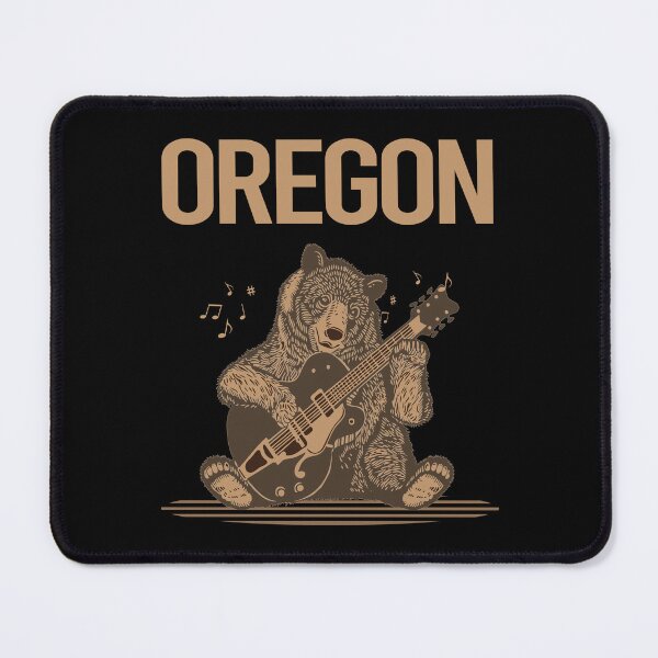 Item preview, Bear With Guitar Oregon designed and sold by hurseslossb.