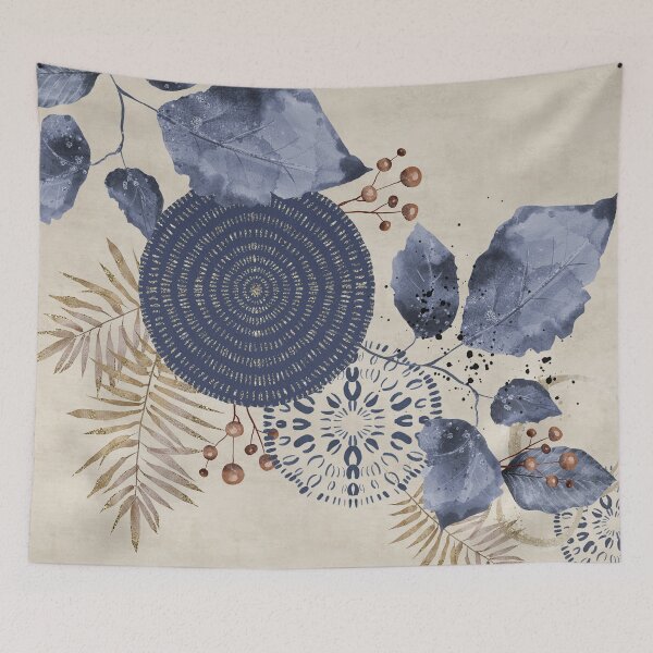 Item preview, Blue Art Deco 3 designed and sold by simplydesignart.