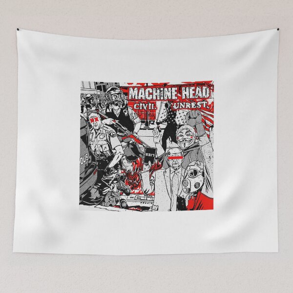 Item preview, machine civil unrest head 2021 masmaret designed and sold by rroush62.