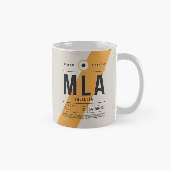 Item preview, Luggage Tag E - MLA Valletta Malta designed and sold by VoodooCircus.