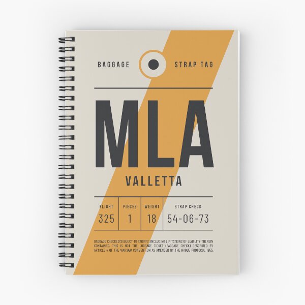 Item preview, Luggage Tag E - MLA Valletta Malta designed and sold by VoodooCircus.