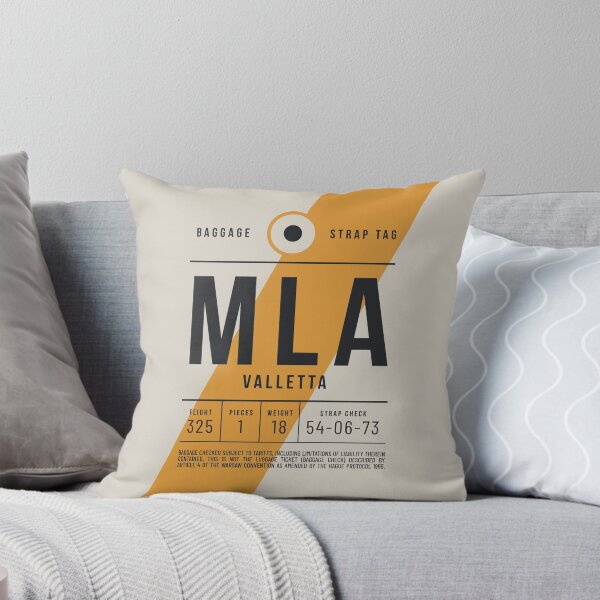 Item preview, Luggage Tag E - MLA Valletta Malta designed and sold by VoodooCircus.