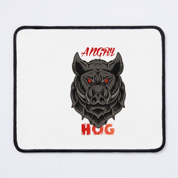 Item preview, Angry Wild Hog Cartoon Boar Funny Animal Pig Head designed and sold by RachodShop.