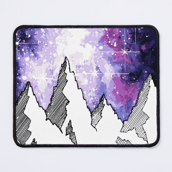 Item preview, Snowy rocks against the backdrop of a star cluster designed and sold by youartyouself.