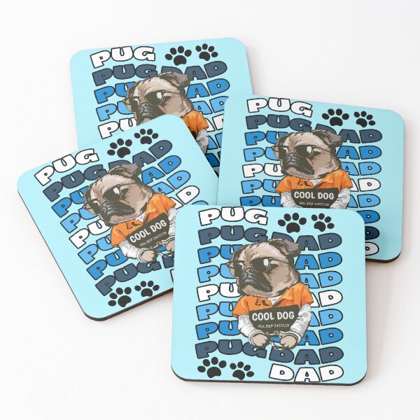 Item preview, Pug Dad Cool Dog Pug Pugger Pug Owner Pug With Glasses designed and sold by to-esu.
