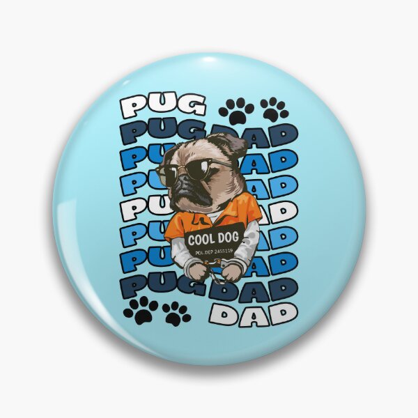 Item preview, Pug Dad Cool Dog Pug Pugger Pug Owner Pug With Glasses designed and sold by to-esu.
