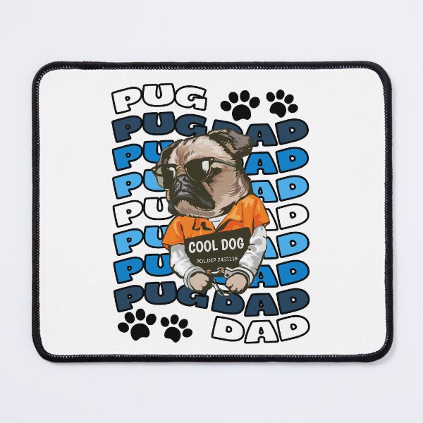 Item preview, Pug Dad Cool Dog Pug Pugger Pug Owner Pug With Glasses designed and sold by to-esu.