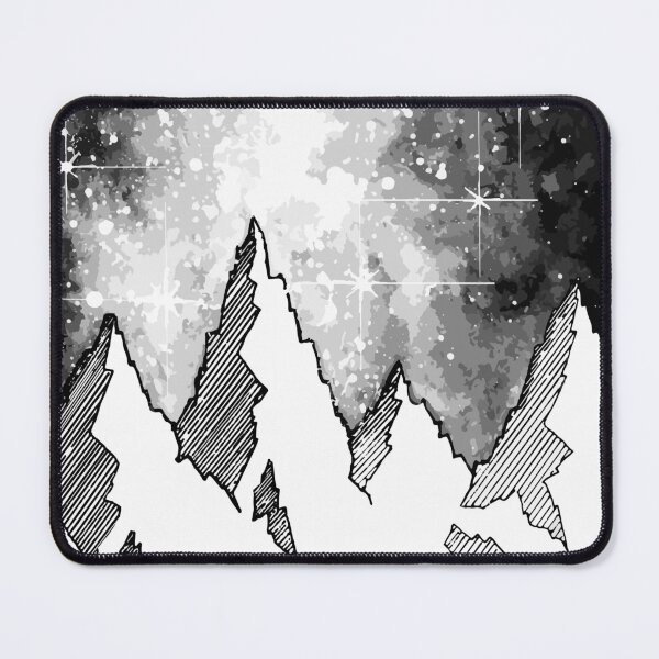 Item preview, Snowy rocks against the backdrop of a star cluster designed and sold by youartyouself.