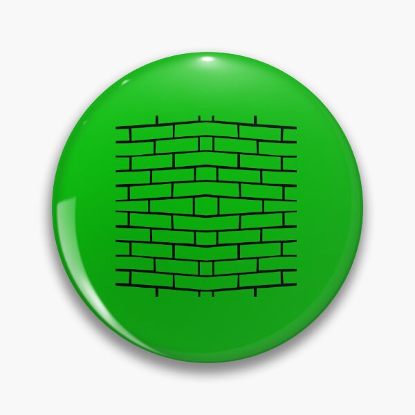 Item preview, Brick Wall Wave Green on Black Repeat 5748 designed and sold by Art in My Loft.