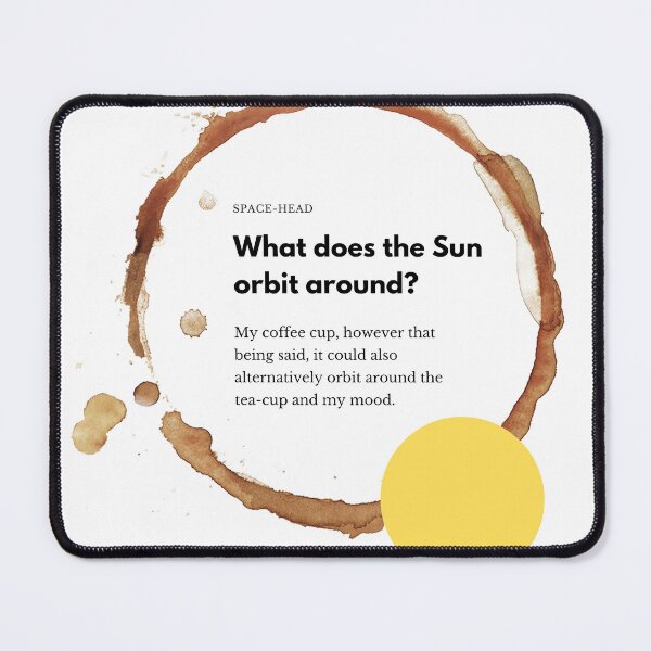 Item preview, Space Trivia about the Stars - What does the Sun orbit around? designed and sold by TheBambooPeople.