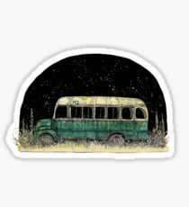 Magic Bus || Into the Wild Illustration by Chrysta Kay Sticker
