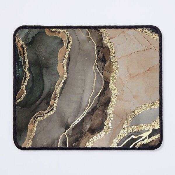 Item preview, cream, nudes and gold marble print designed and sold by HadeeeeL.