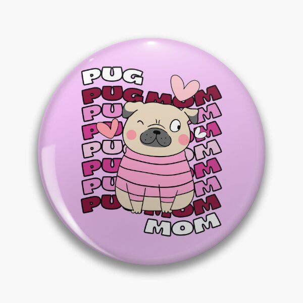 Item preview, Pug Mom Mom of Pug Pug Mother Cute Pug Pugger Pug Owner  designed and sold by to-esu.