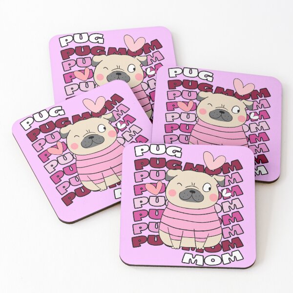 Item preview, Pug Mom Mom of Pug Pug Mother Cute Pug Pugger Pug Owner  designed and sold by to-esu.