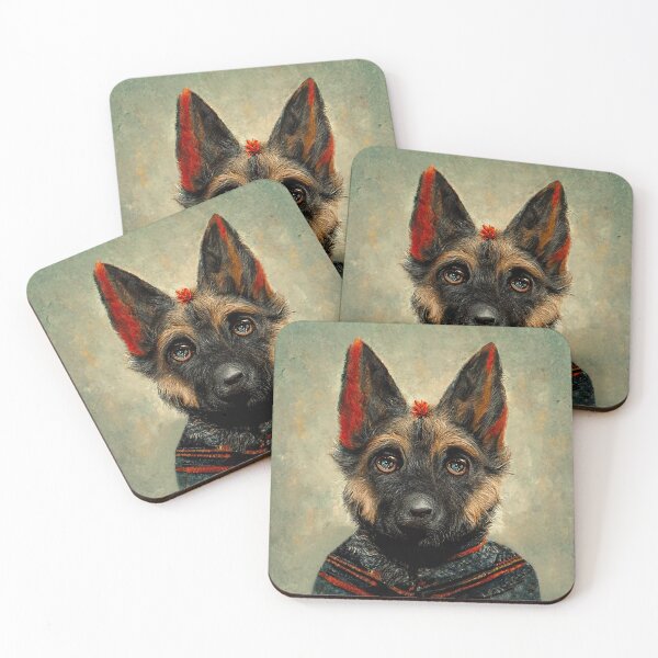 Item preview, Portrait German Shepherd designed and sold by SalogwynLifeArt.