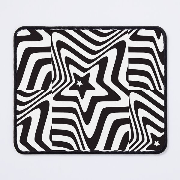 Item preview, black and white stars illusion background designed and sold by elgreko.