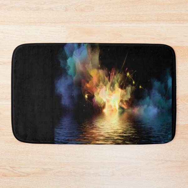 Item preview, Colorful Vector Design Graphic for fire on water at night 91 designed and sold by AnadAA.