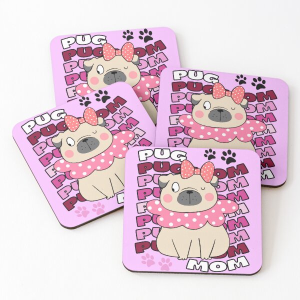 Item preview, Pug Mom Mom of Pug Pug Mother Cute Pug Pugger Pug Owner  designed and sold by to-esu.