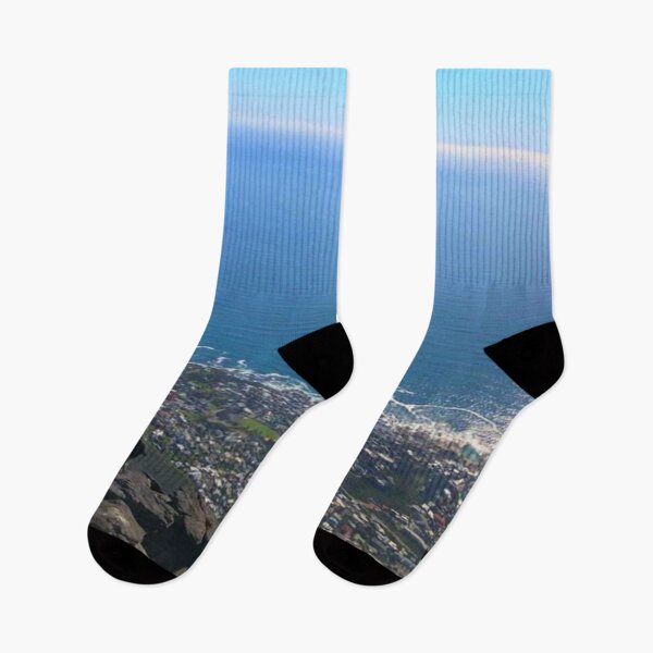 Item preview, Aerial View of the Ocean and the city  designed and sold by lets-travel.